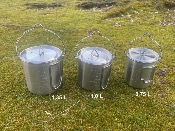 Stainless Steel Camping Pot 1,0 L