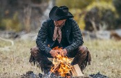 Western Vest - Charcoal