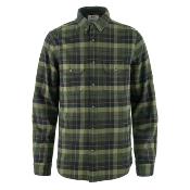 Chemise Singi Heavy Flannel Shirt - Black/Deep Forest