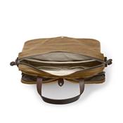 Sacoche 24 Hours Tin Cloth Briefcase - Tan