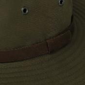 Waxed Rugged Fedora - Green