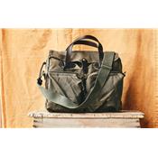 Sacoche 24 Hours Tin cloth Briefcase - Otter Green