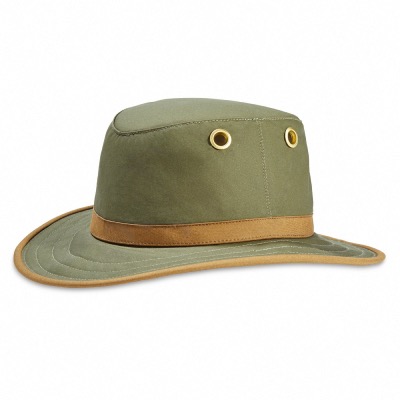 TWC7 Outback Waxed Cotton - Green Tan