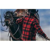 Wool Mackinaw Cruiser - Red Black