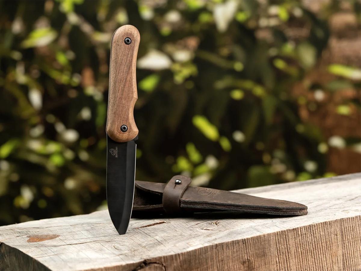 Couteau Compact Bushcraft BSH5 Carbon - BeaverCraft