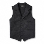 Western Vest - Charcoal