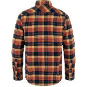 Chemise Singi Heavy Flannel Shirt - Autumn Leaf/Dark Navy