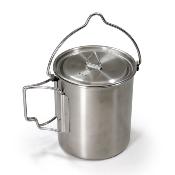 Stainless Steel Camping Pot 1,0 L