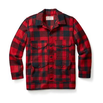 Wool Mackinaw Cruiser - Red Black