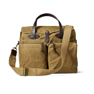 Sacoche 24 Hours Tin Cloth Briefcase - Tan