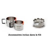 Réchaud Ultimate Base Camp Kit 1,6L - Inox