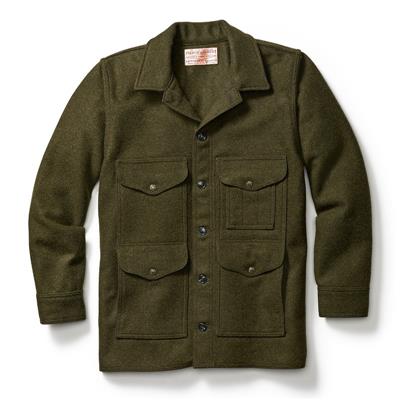 Wool Mackinaw Cruiser - Forest Green