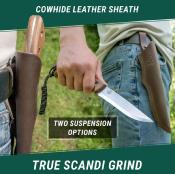 Couteau Bushcraft BSH1 Dune Carbon