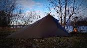 Ultralight Tarp 3x3 - Dark Olive