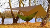Ultralight Tarp 3x3 - Dark Olive