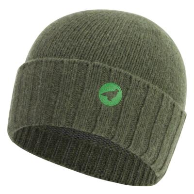 Bonnet Laine Gebo Cuff - Vert Fougère