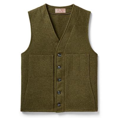 Wool Mackinaw Vest - Forest Green