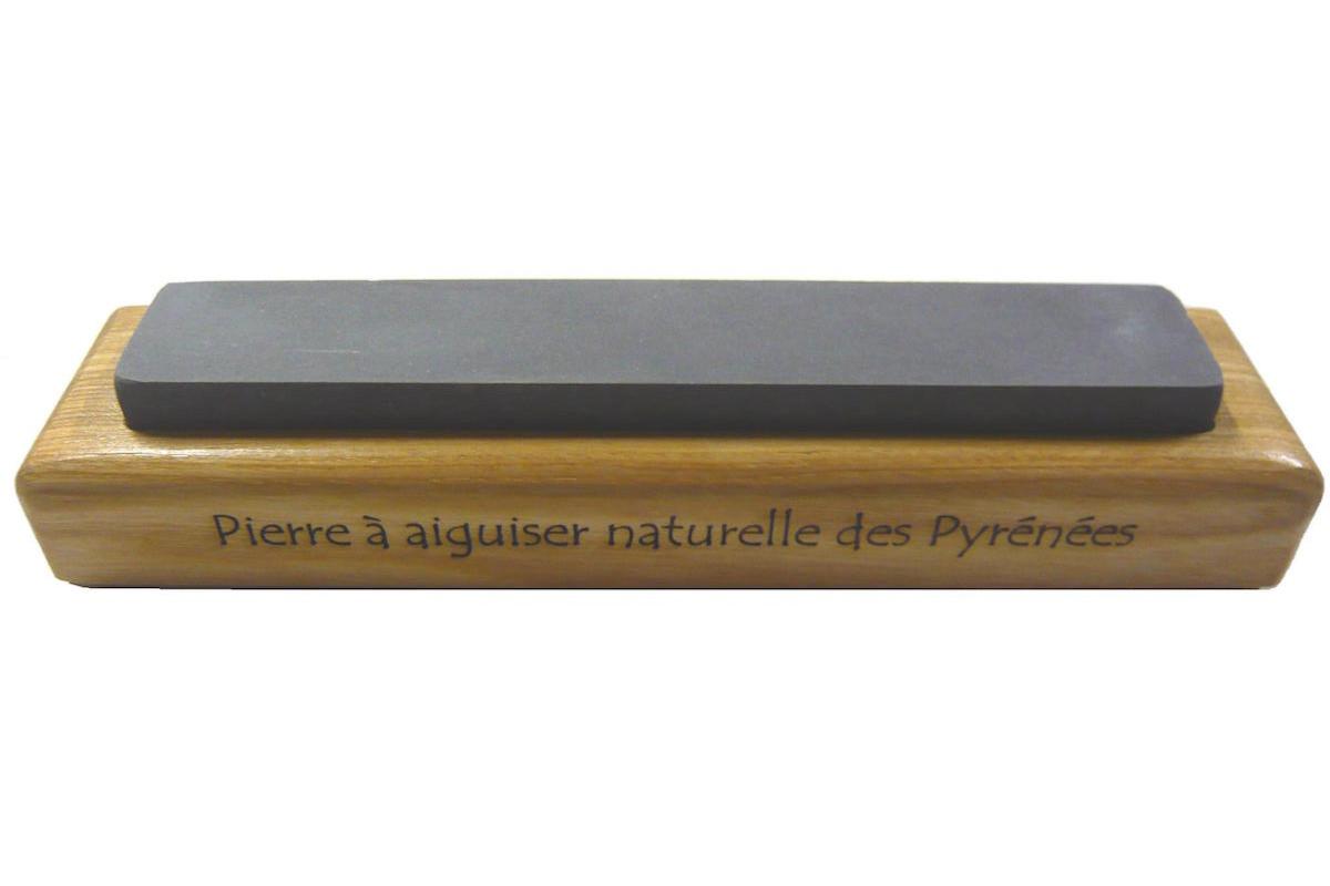 Pierre à aiguiser naturelle des Pyrénées combinée