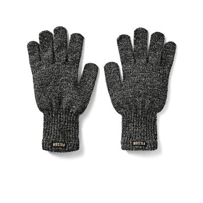 Gants Laine Full Finger Knit Gloves - Charcoal