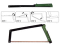 Scie pliante Boreal 24 - Noir / Vert