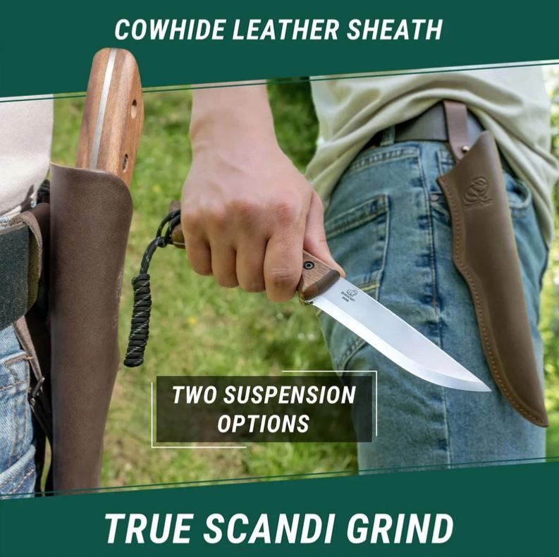 Couteau Bushcraft BSH1 Dune Carbon