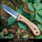 Couteau Bushcraft BSH2 Glacier Carbon