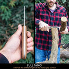 Couteau Bushcraft BSH2 Glacier Carbon