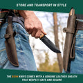 Couteau Bushcraft BSH4 Dusk Carbon