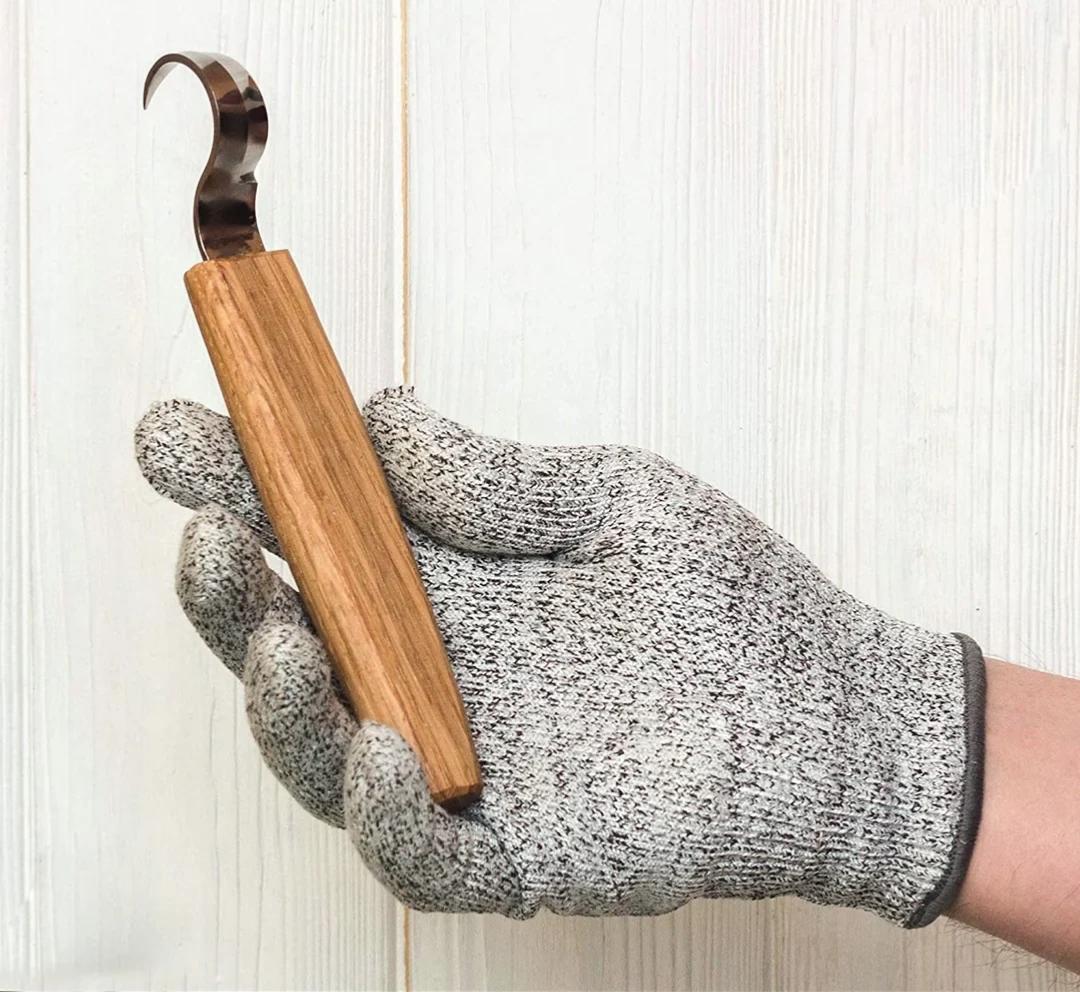 Croche en chêne pour Droitier SK1 Oak - 25 mm Spoon Knife