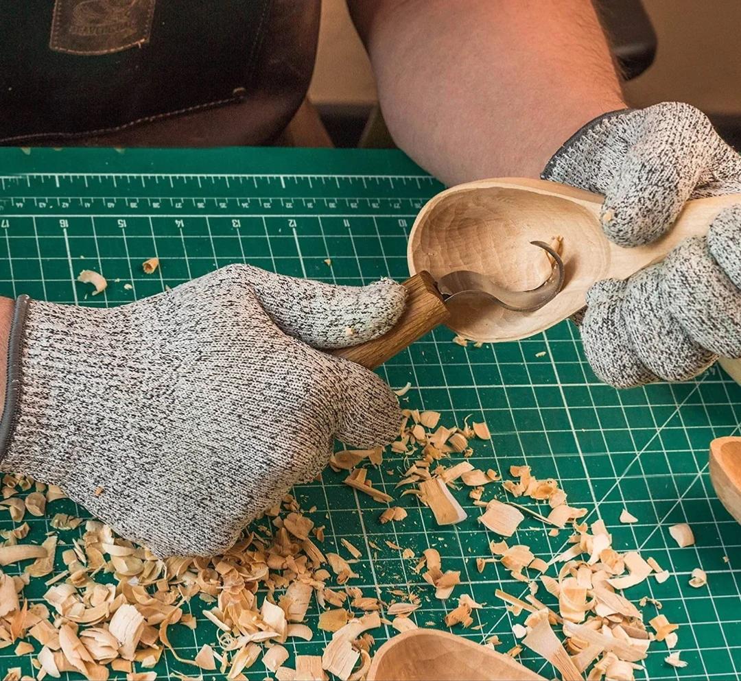 Croche en chêne pour Droitier SK1 Oak - 25 mm Spoon Knife