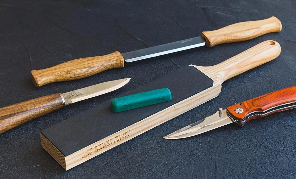 Paddle Strop LS6P1 pour Couteaux avec Pâte à Polir