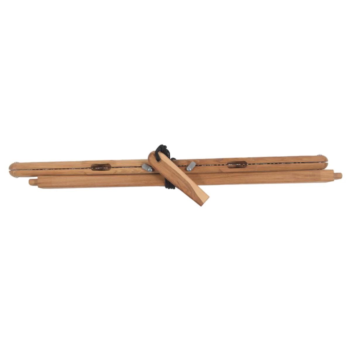 Scie Folding Wooden Bucksaw - Hickory