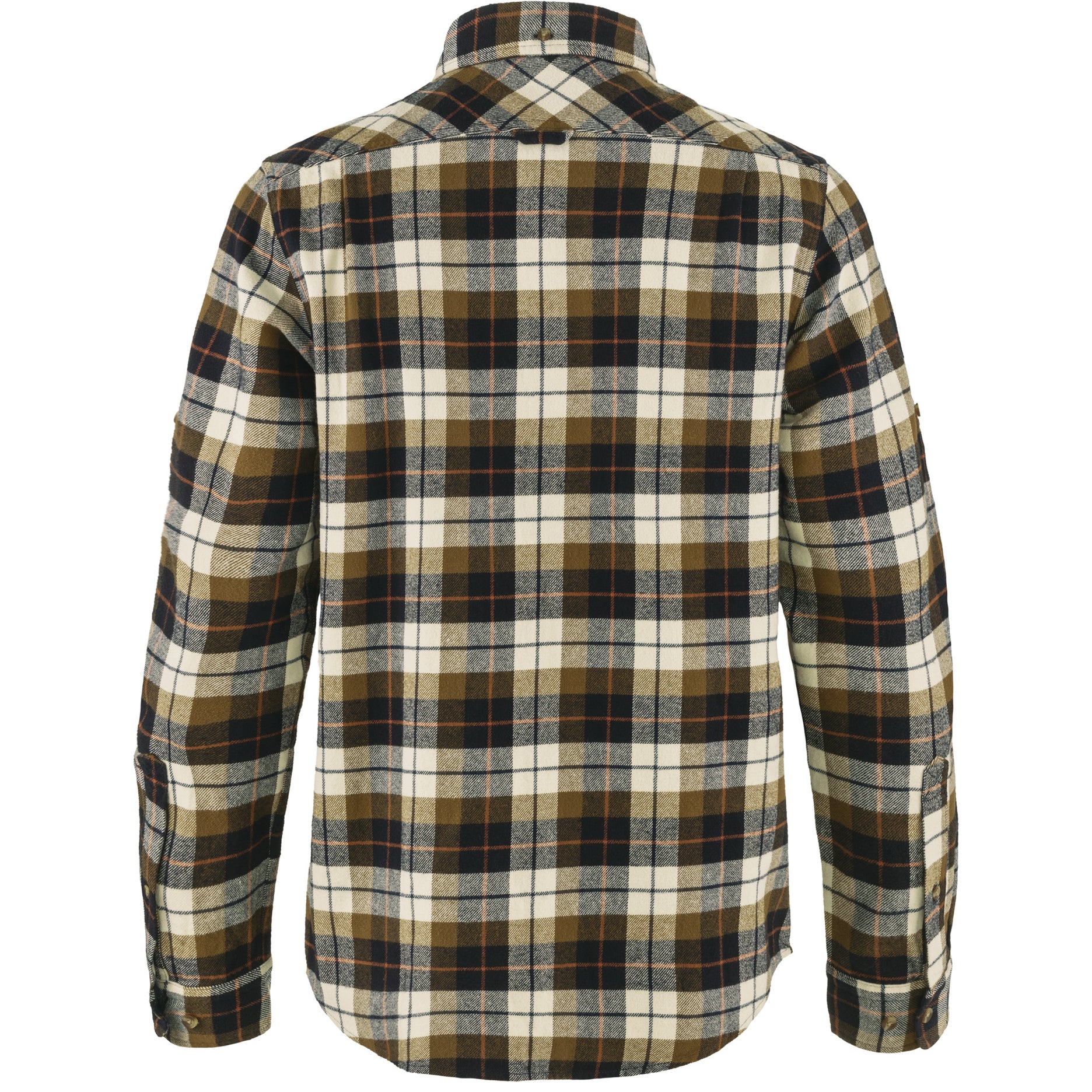 Chemise Singi Heavy Flannel Shirt - Chalk White/Dark Navy