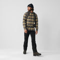 Chemise Singi Heavy Flannel Shirt - Chalk White/Dark Navy