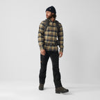 Chemise Singi Heavy Flannel Shirt - Chalk White/Dark Navy