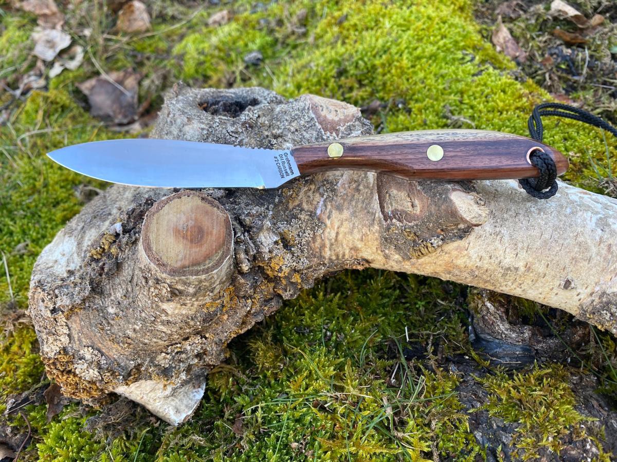 Couteau #2 Trout & Bird Knife Carbon