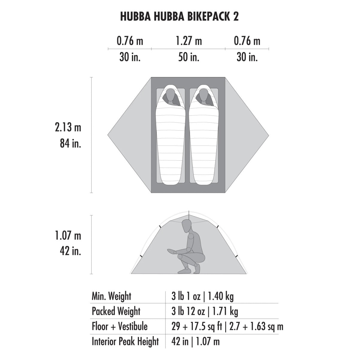 Tente Hubba Hubba Bikepack 2