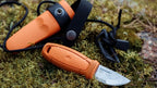 Couteau Eldris Neck Knife kit - Burnt Orange