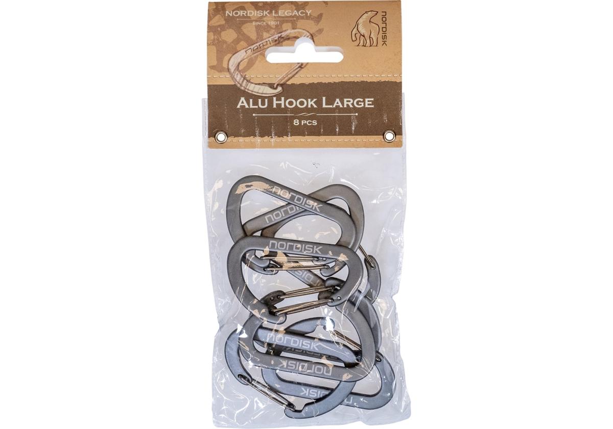 Mousqueton Alu Hook Large - 8 pcs