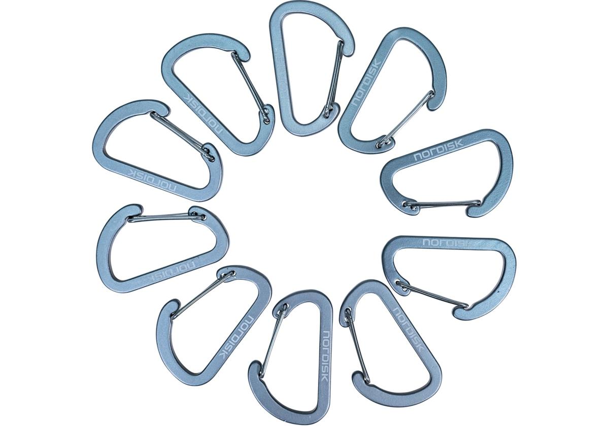 Mousqueton Alu Hook Small - 10 pcs