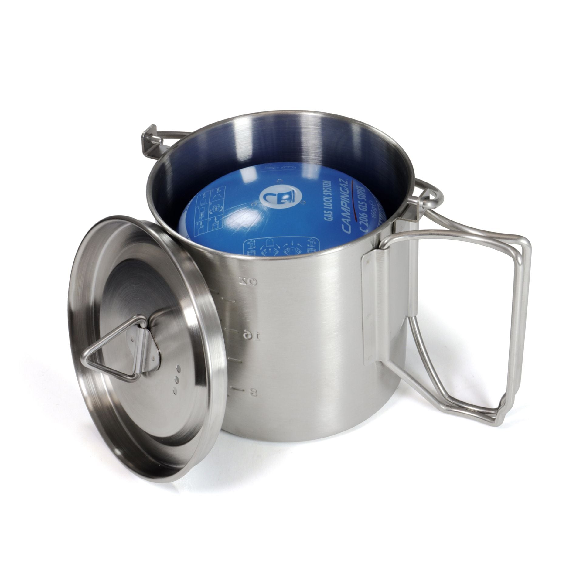 Stainless Steel Camping Pot 0,75 L