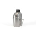 Stainless Steel Canteen - Gourde + Quart en inox
