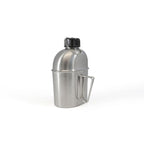 Stainless Steel Canteen - Gourde + Quart en inox