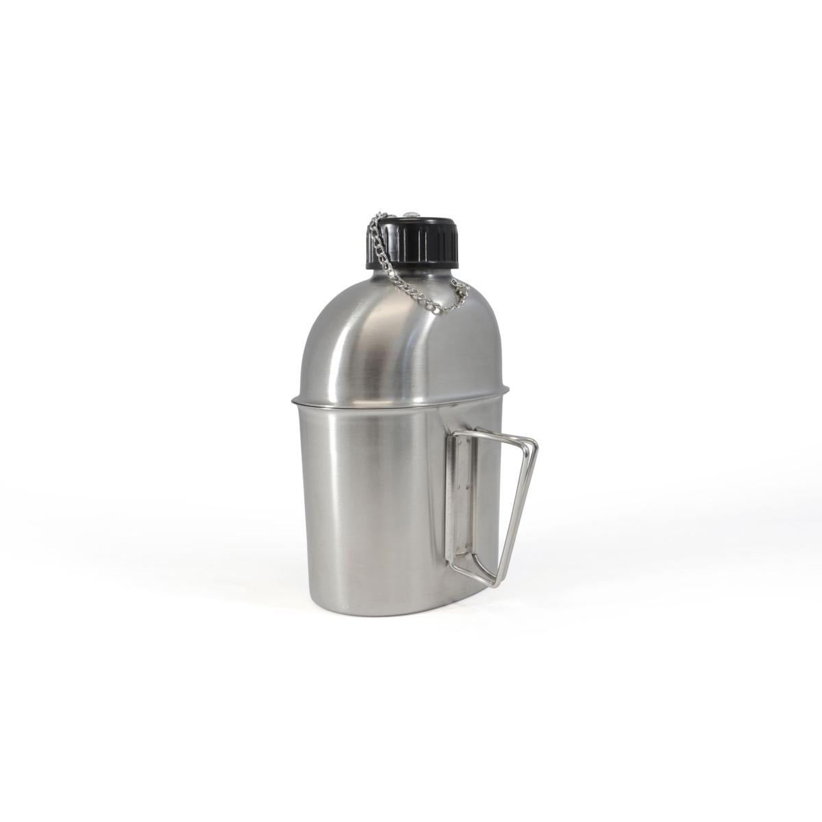 Stainless Steel Canteen - Gourde + Quart en inox