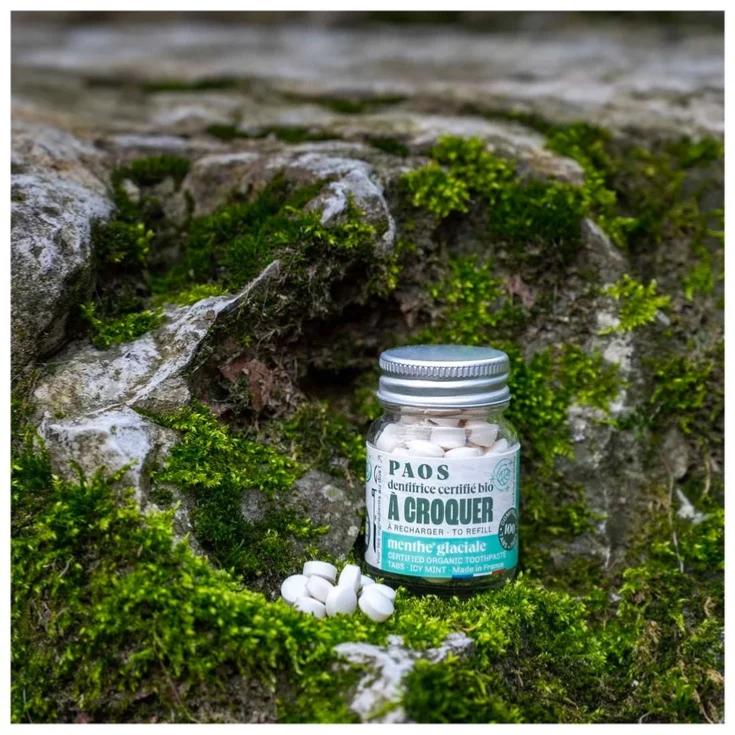 Dentifrice à croquer BIO - Menthe glaciale