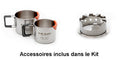 Réchaud Ultimate Base Camp Kit 1,6L - Inox