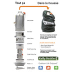 Réchaud Ultimate Scout Kit 1,2L - Inox