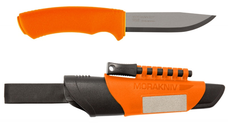 Couteau Bushcraft Survival Orange